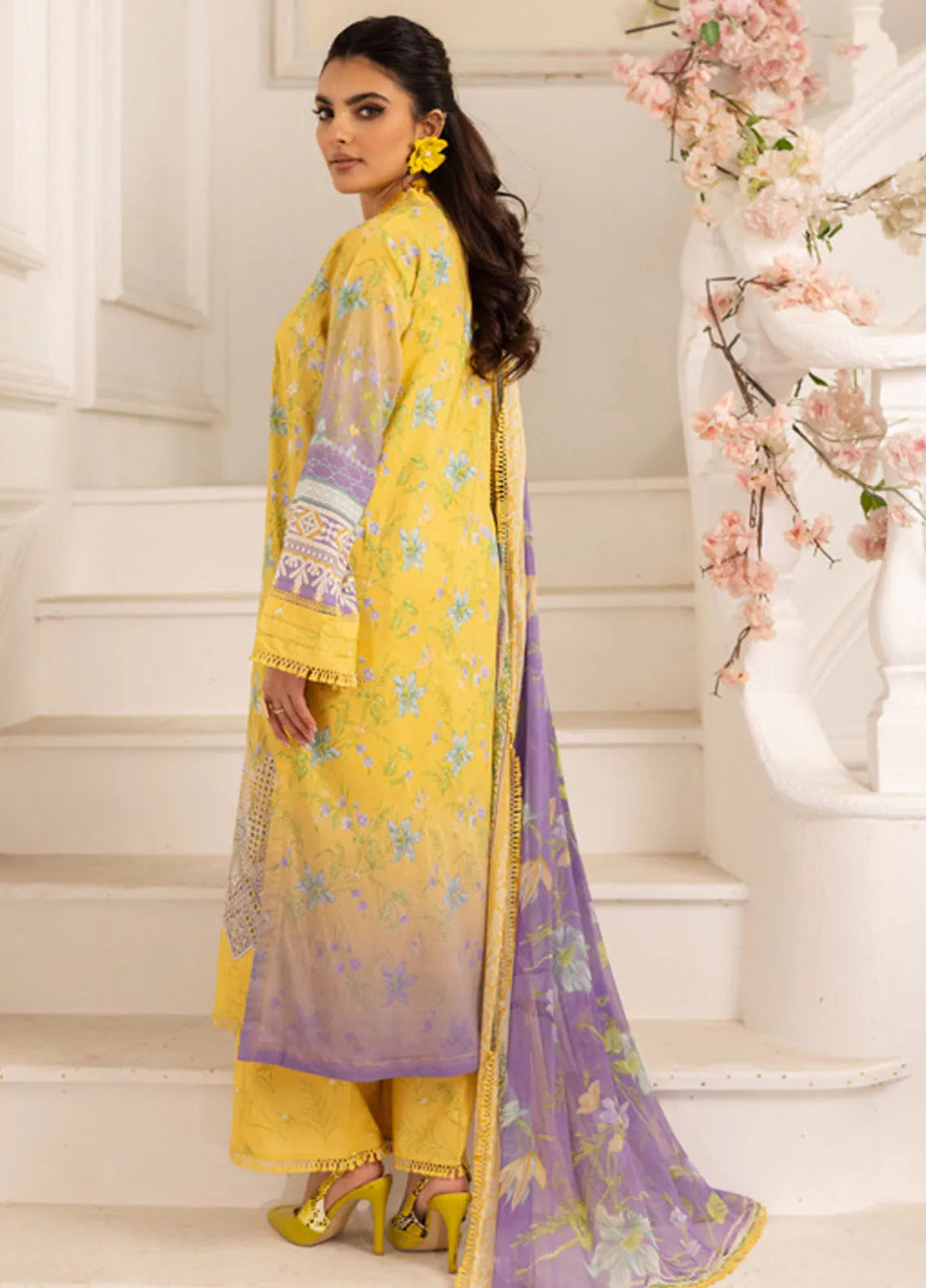 Aafreen by Riaz Arts 3 piece Lawn Suit Unstitched RA25AC AF-178 - Summer Collection
