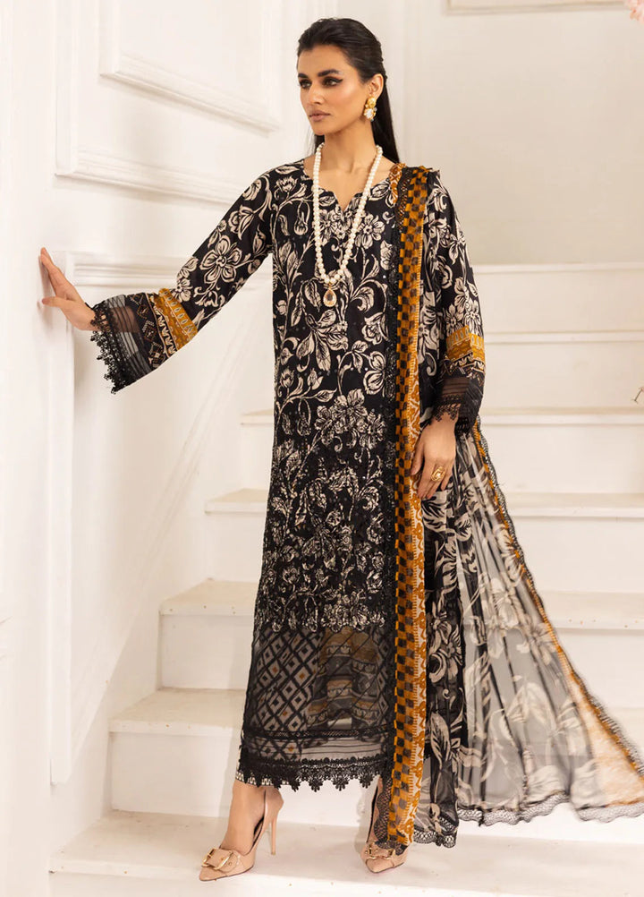 Aafreen by Riaz Arts 3 piece Lawn Suit Unstitched RA25AC AF-179 - Summer Collection