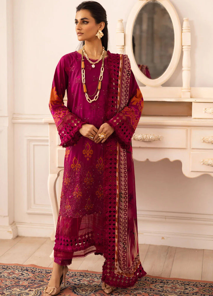 Aafreen by Riaz Arts 3 piece Lawn Suit Unstitched RA25AC AF-181 - Summer Collection