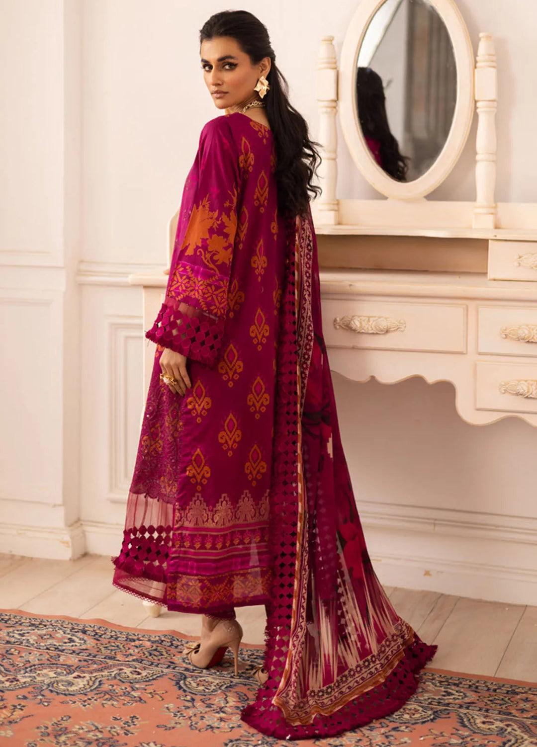 Aafreen by Riaz Arts 3 piece Lawn Suit Unstitched RA25AC AF-181 - Summer Collection