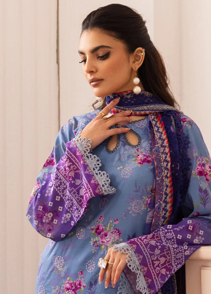 Aafreen by Riaz Arts 3 piece Lawn Suit Unstitched RA25AC AF-182 - Summer Collection