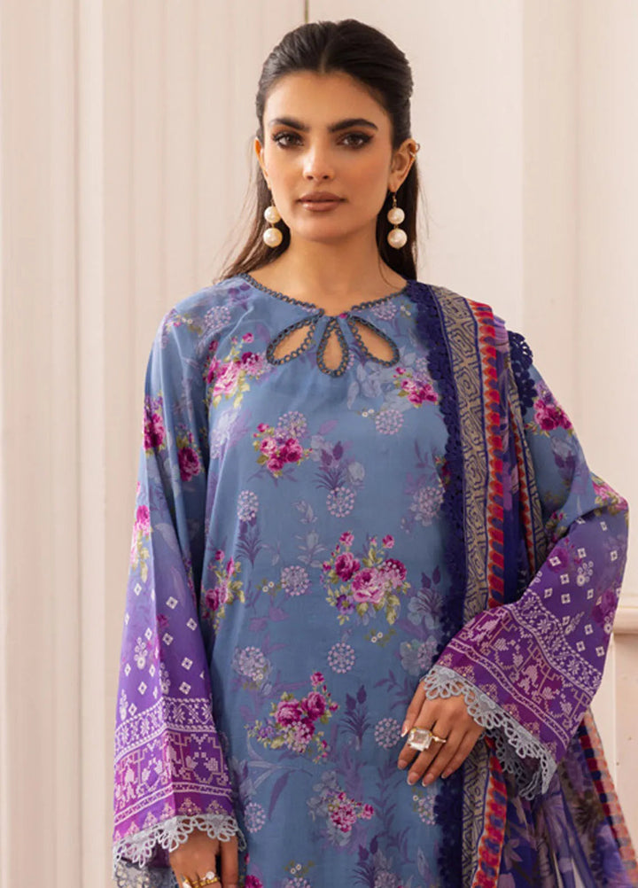 Aafreen by Riaz Arts 3 piece Lawn Suit Unstitched RA25AC AF-182 - Summer Collection