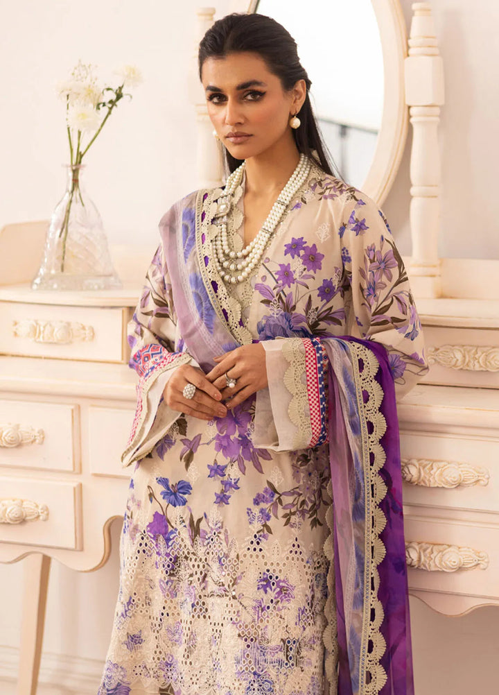 Aafreen by Riaz Arts 3 piece Lawn Suit Unstitched RA25AC AF-183 - Summer Collection