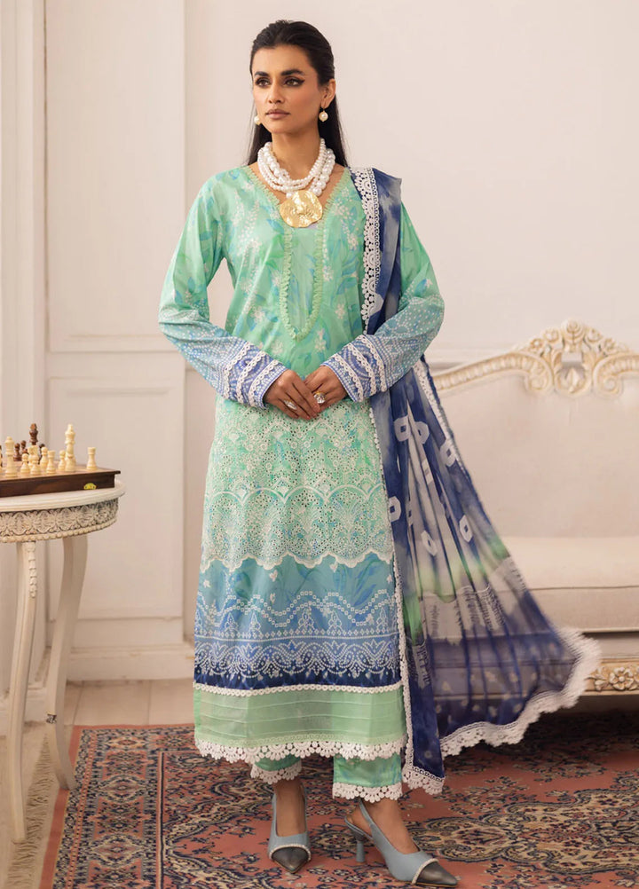 Aafreen by Riaz Arts 3 piece Lawn Suit Unstitched RA25AC AF-185 - Summer Collection