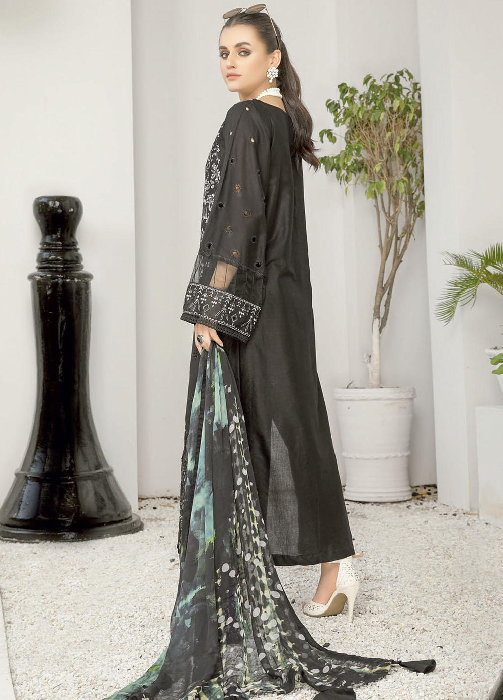 Aafreen by Riaz Arts Embroidered Chikankari Lawn Suits Unstitched 3 Piece RA21ABW AF-91 - Summer Collection