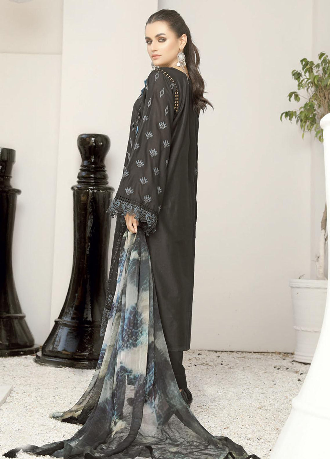 Aafreen by Riaz Arts Embroidered Chikankari Lawn Suits Unstitched 3 Piece RA21ABW AF-93 - Summer Collection