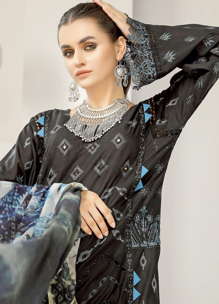 Aafreen by Riaz Arts Embroidered Chikankari Lawn Suits Unstitched 3 Piece RA21ABW AF-93 - Summer Collection