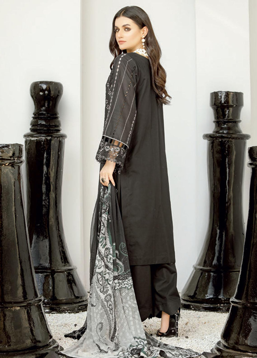 Aafreen by Riaz Arts Embroidered Chikankari Lawn Suits Unstitched 3 Piece RA21ABW AF-94 - Summer Collection