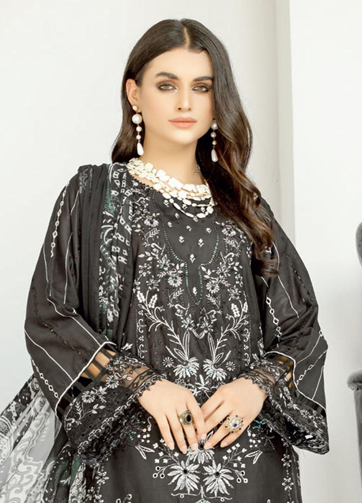 Aafreen by Riaz Arts Embroidered Chikankari Lawn Suits Unstitched 3 Piece RA21ABW AF-94 - Summer Collection