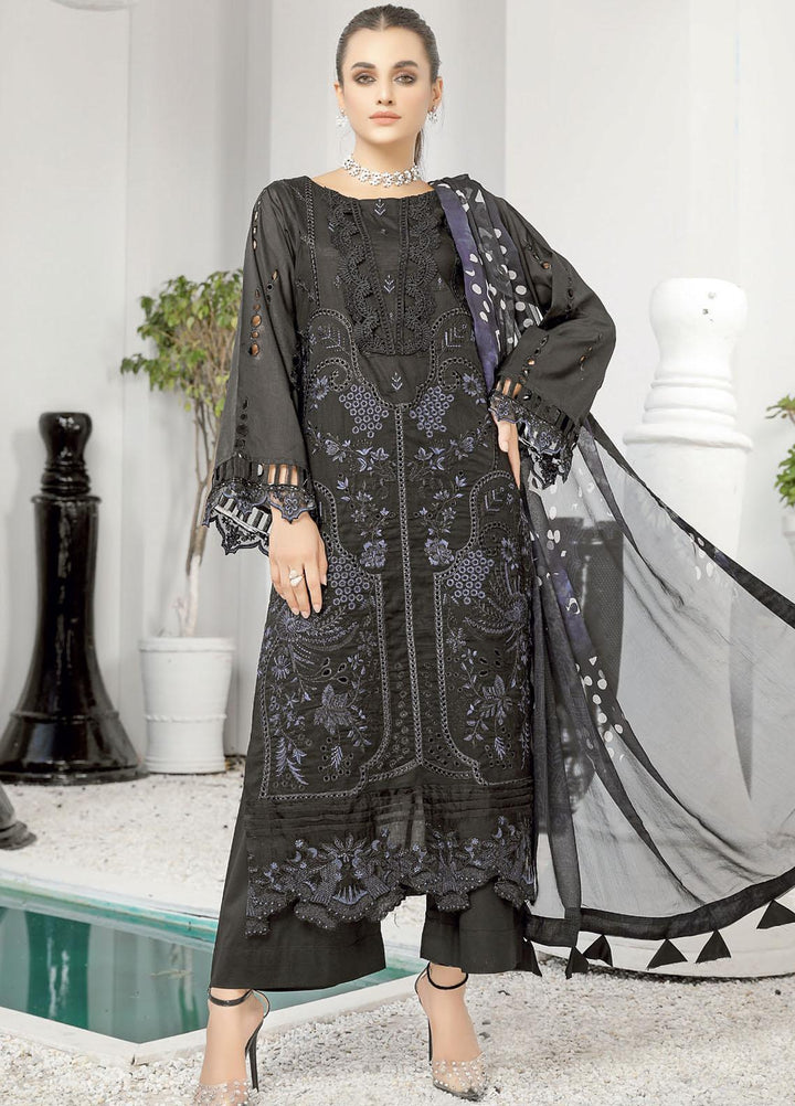 Aafreen by Riaz Arts Embroidered Chikankari Lawn Suits Unstitched 3 Piece RA21ABW AF-96 - Summer Collection