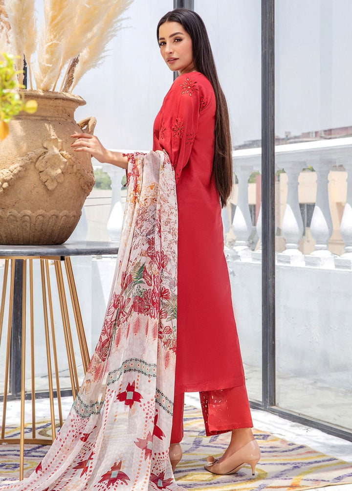 Aafreen By Riaz Arts Embroidered Lawn Suits Unstitched 3 Piece RA22AL D-02 - Summer Collection