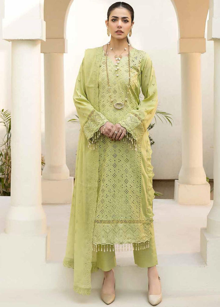 Aafreen By Riaz Arts Embroidered Lawn Suits Unstitched 3 Piece RA23A AF-02 - Summer Collection