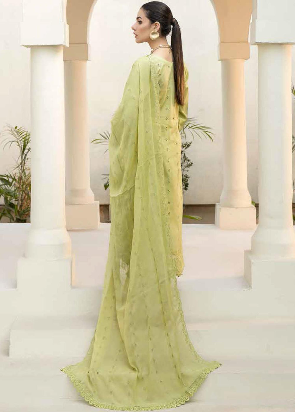 Aafreen By Riaz Arts Embroidered Lawn Suits Unstitched 3 Piece RA23A AF-02 - Summer Collection