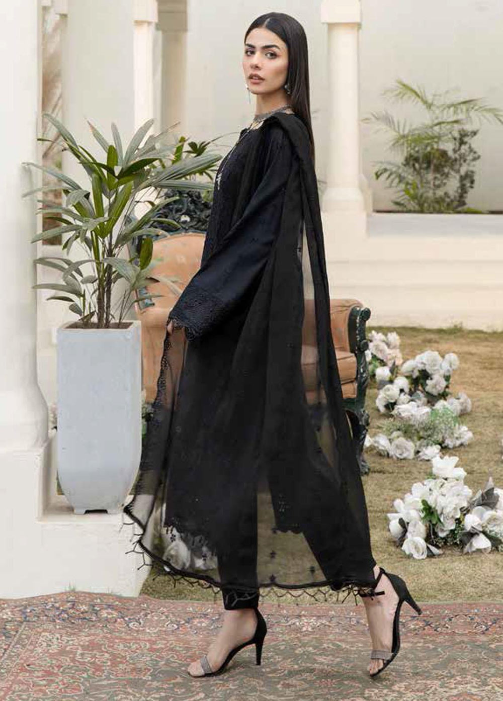Aafreen By Riaz Arts Embroidered Lawn Suits Unstitched 3 Piece RA23A AF-03 - Summer Collection