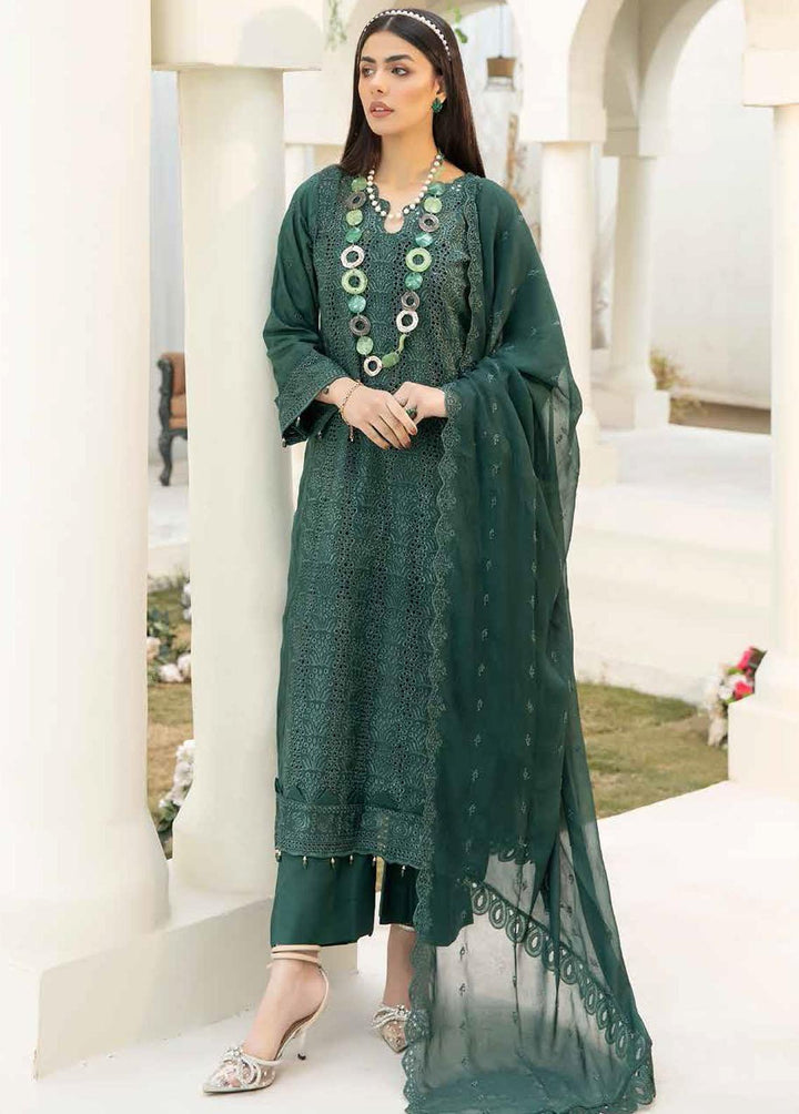 Aafreen By Riaz Arts Embroidered Lawn Suits Unstitched 3 Piece RA23A AF-05 - Summer Collection