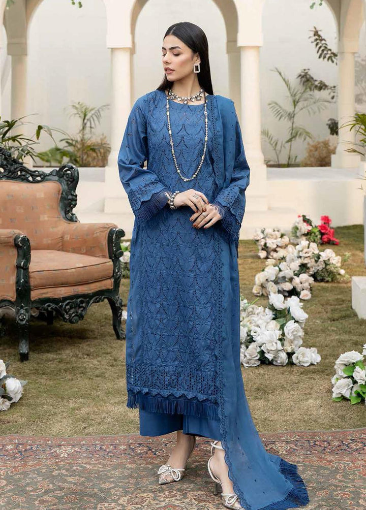 Aafreen By Riaz Arts Embroidered Lawn Suits Unstitched 3 Piece RA23A AF-07 - Summer Collection