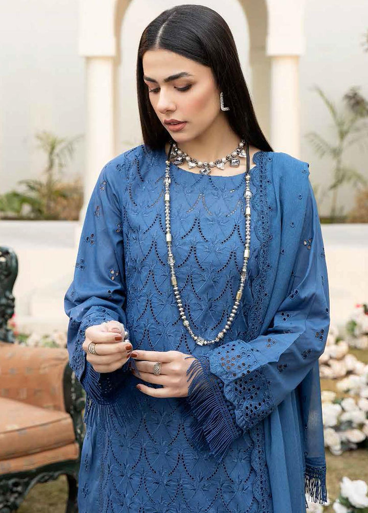 Aafreen By Riaz Arts Embroidered Lawn Suits Unstitched 3 Piece RA23A AF-07 - Summer Collection