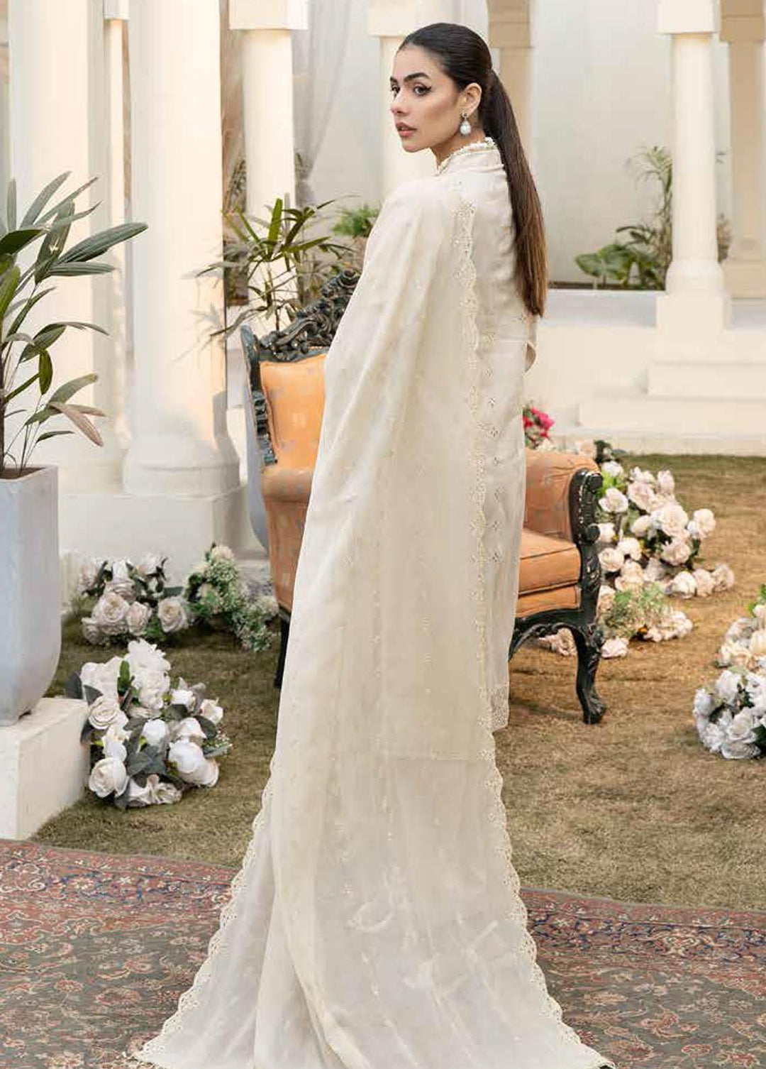 Aafreen By Riaz Arts Embroidered Lawn Suits Unstitched 3 Piece RA23A AF-08 - Summer Collection