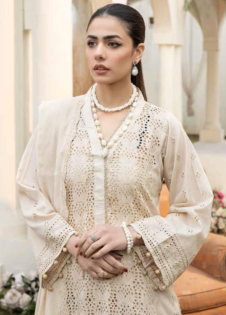 Aafreen By Riaz Arts Embroidered Lawn Suits Unstitched 3 Piece RA23A AF-08 - Summer Collection