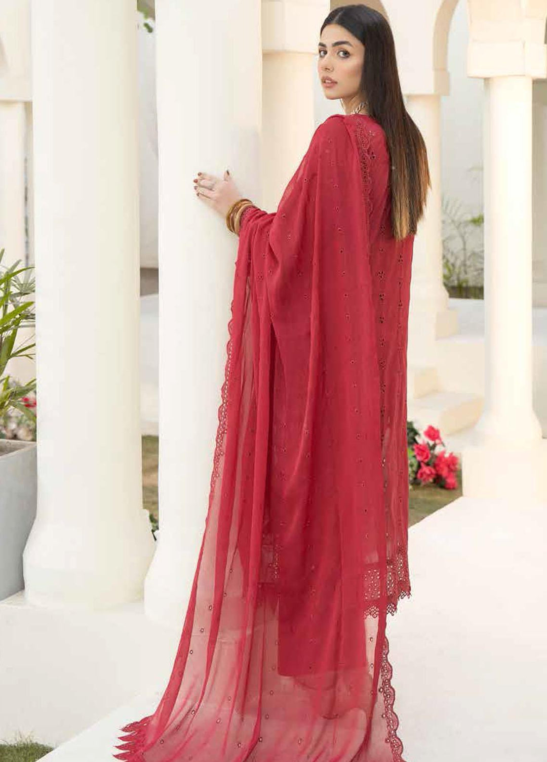 Aafreen By Riaz Arts Embroidered Lawn Suits Unstitched 3 Piece RA23A AF-09 - Summer Collection