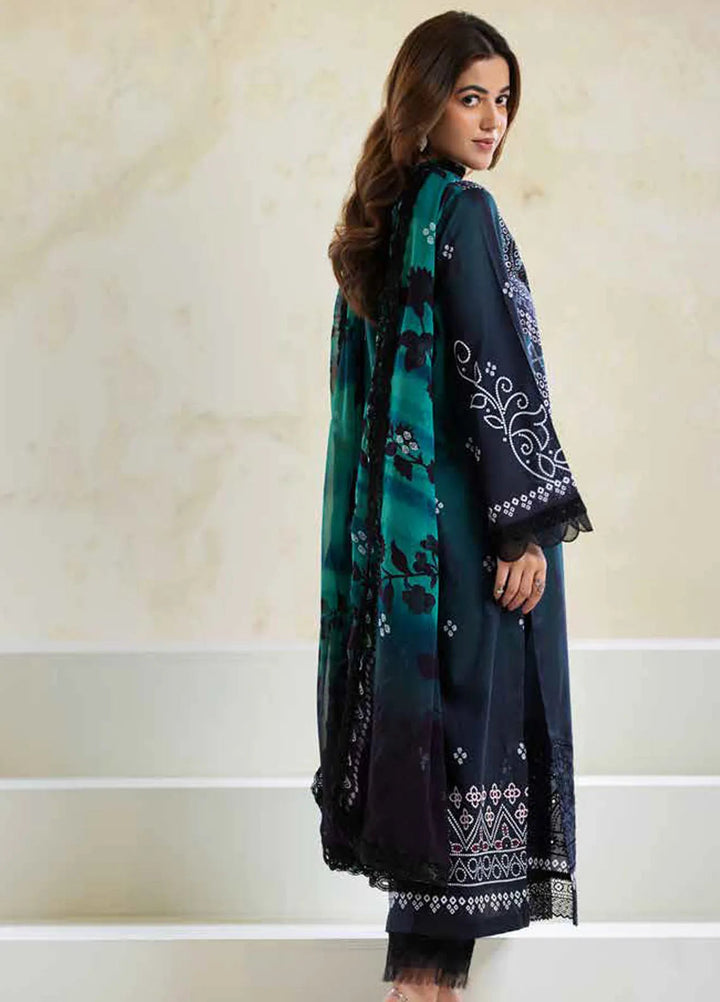 Aafreen By Riaz Arts Chikankari Lawn Suit Unstitched 3 Piece RA24A AF-84 - Summer Collection