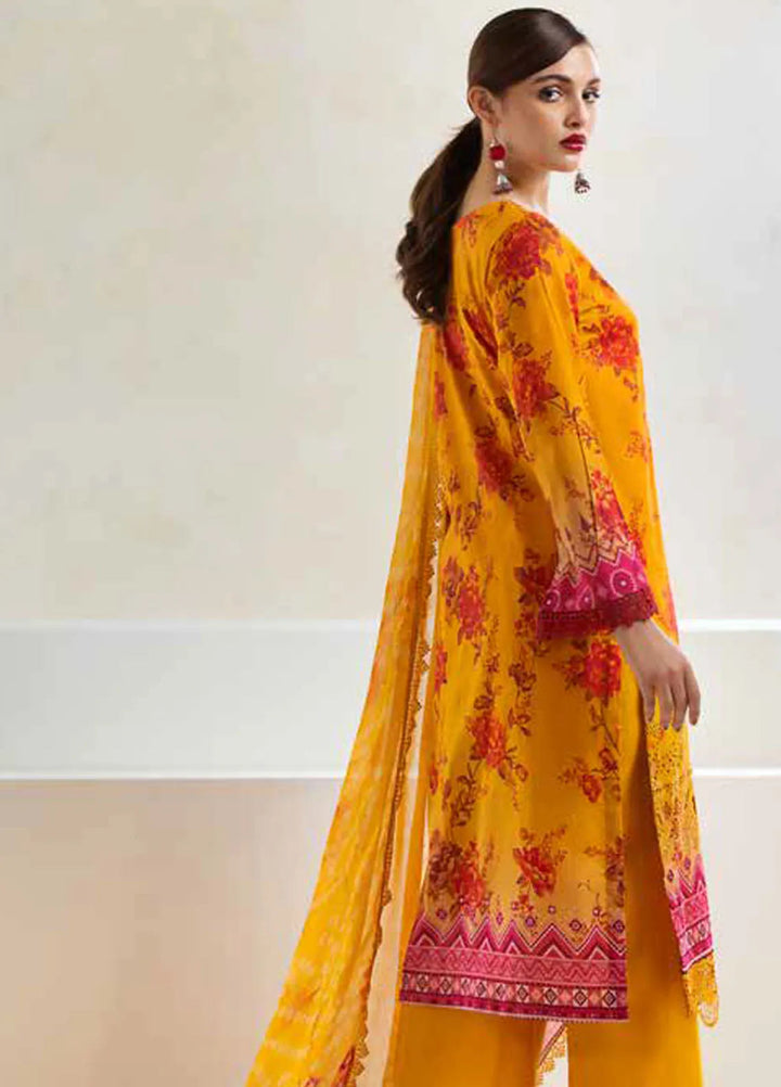 Aafreen By Riaz Arts Chikankari Lawn Suit Unstitched 3 Piece RA24A AF-86 - Summer Collection