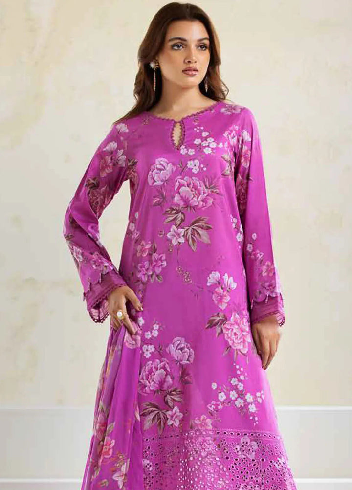 Aafreen By Riaz Arts Chikankari Lawn Suit Unstitched 3 Piece RA24A AF-87 - Summer Collection