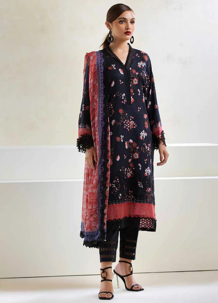 Aafreen By Riaz Arts Chikankari Lawn Suit Unstitched 3 Piece RA24A AF-88 - Summer Collection