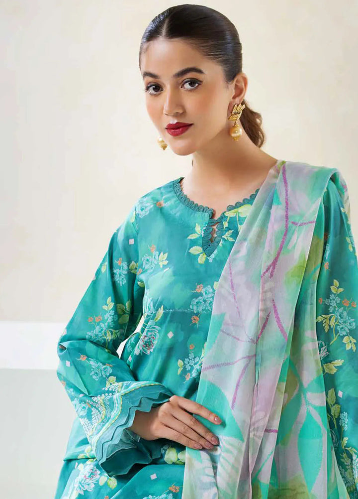 Aafreen By Riaz Arts Chikankari Lawn Suit Unstitched 3 Piece RA24A AF-90 - Summer Collection