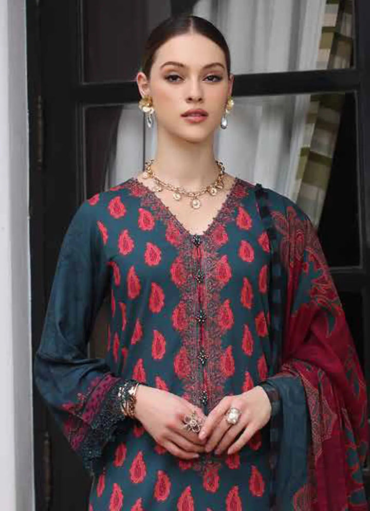 Aafreen by Riaz Arts Chikankari Viscose Suit Unstitched 3 Piece RA24AV AF-132 - Winter Collection