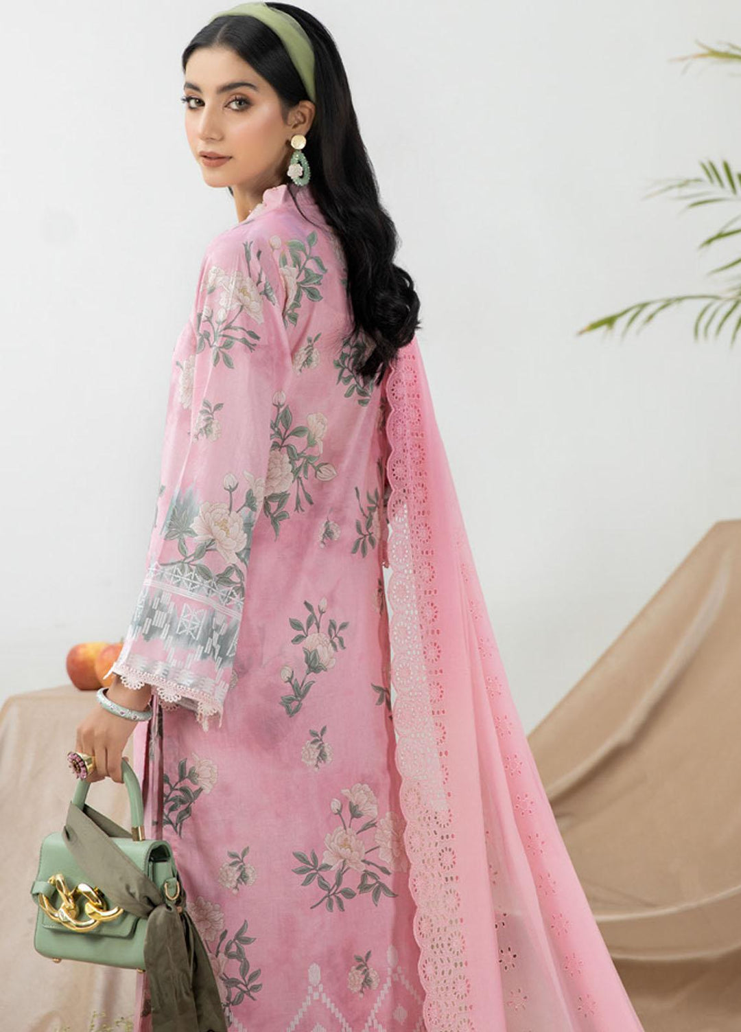 Aafreen By Riaz Arts Printed Lawn Suits Unstitched 3 Piece RA23AD AF-45 - Summer Collection