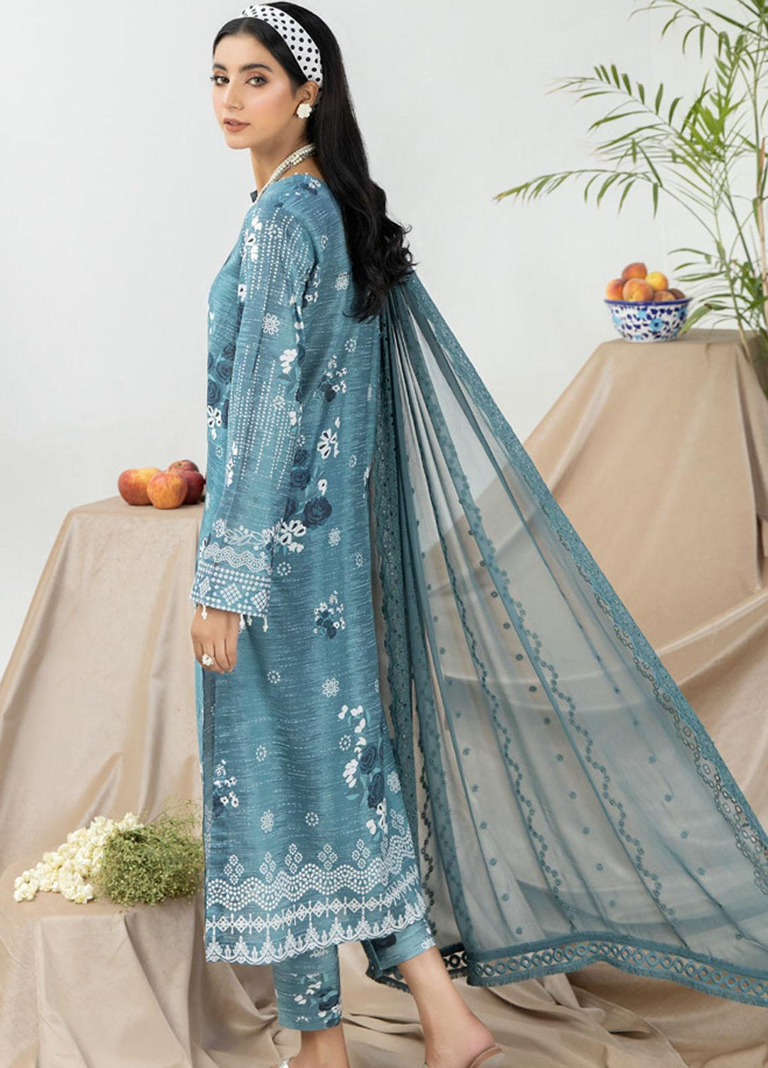 Aafreen By Riaz Arts Printed Lawn Suits Unstitched 3 Piece RA23AD AF-46 - Summer Collection