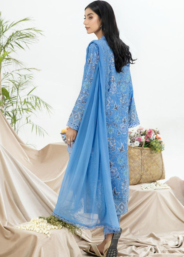 Aafreen By Riaz Arts Printed Lawn Suits Unstitched 3 Piece RA23AD AF-48 - Summer Collection