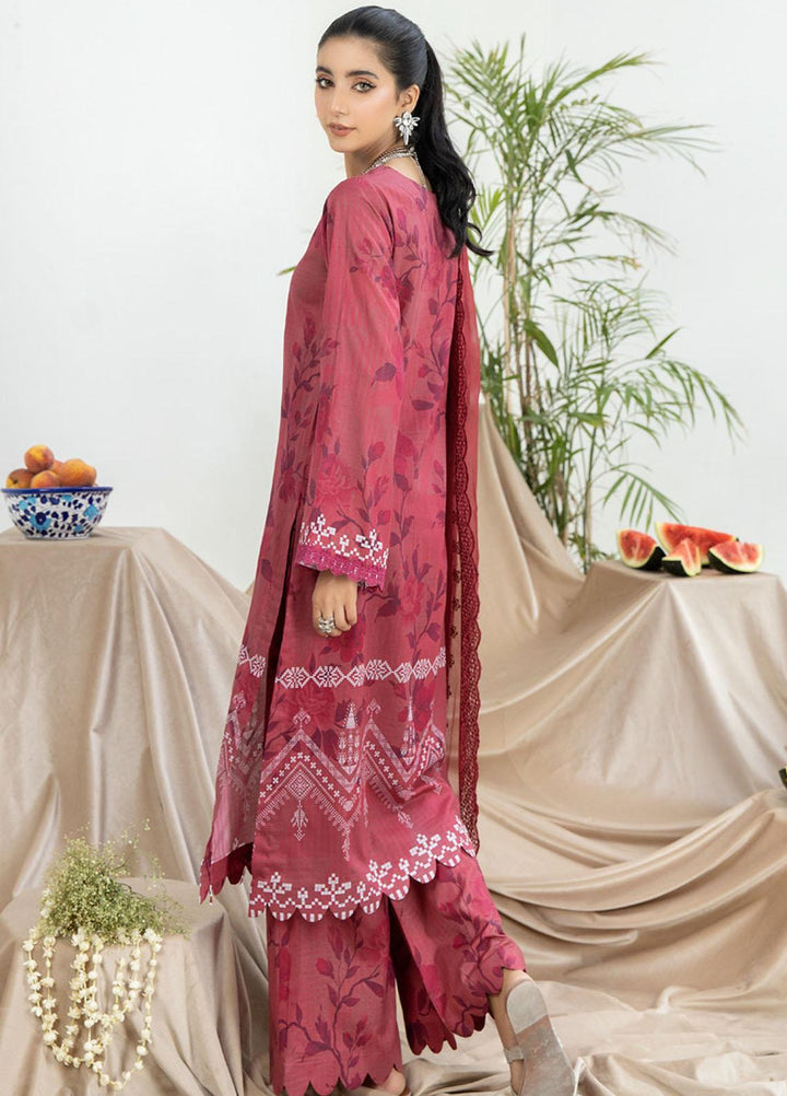 Aafreen By Riaz Arts Printed Lawn Suits Unstitched 3 Piece RA23AD AF-52 - Summer Collection