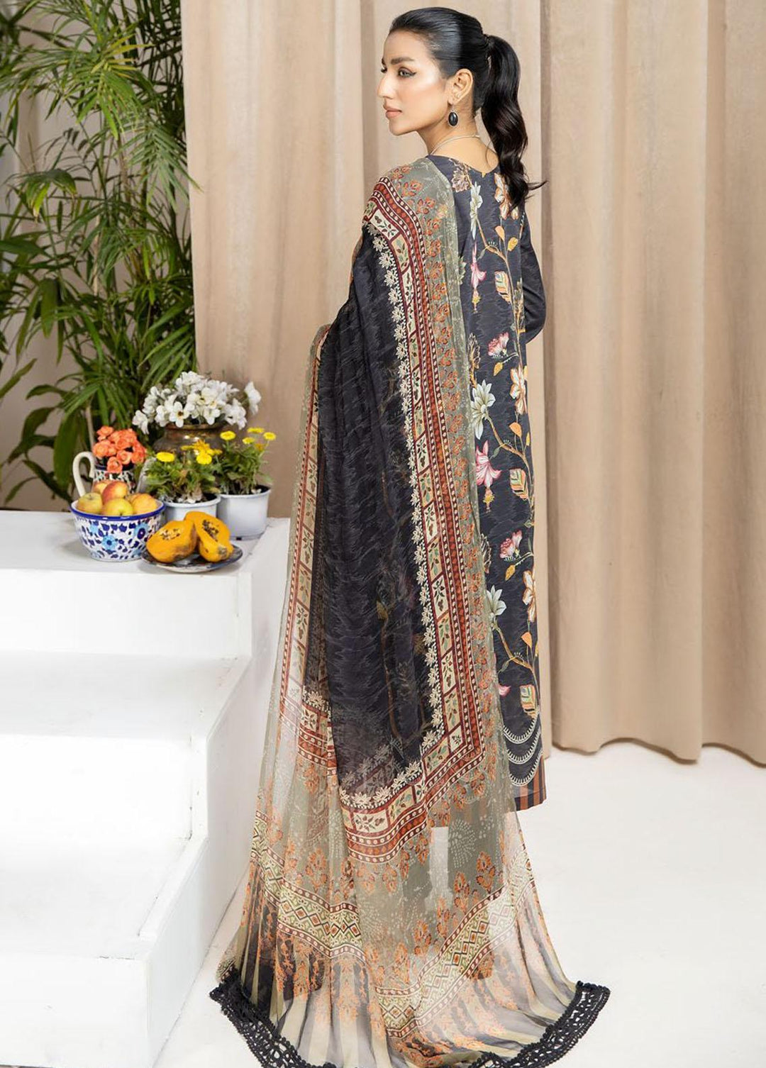 Aafreen By Riaz Arts Embroidered Chikankari Suits Unstitched 3 Piece RA23CK AF-39 - Summer Collection