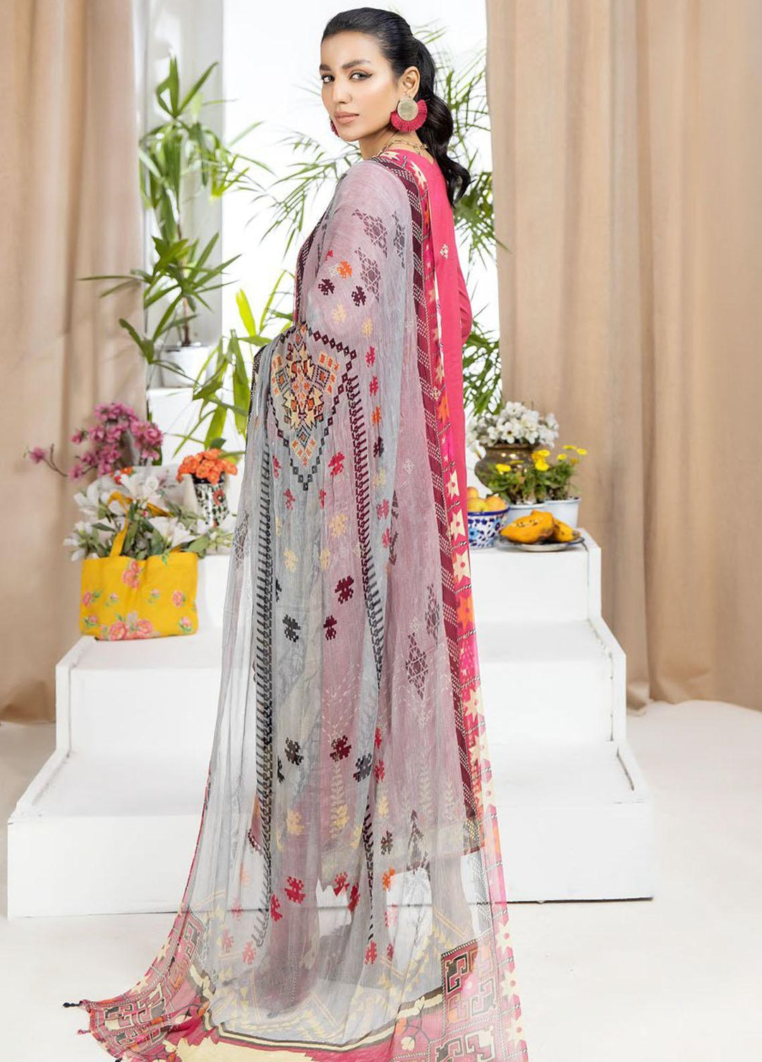 Aafreen By Riaz Arts Embroidered Chikankari Suits Unstitched 3 Piece RA23CK AF-41 - Summer Collection