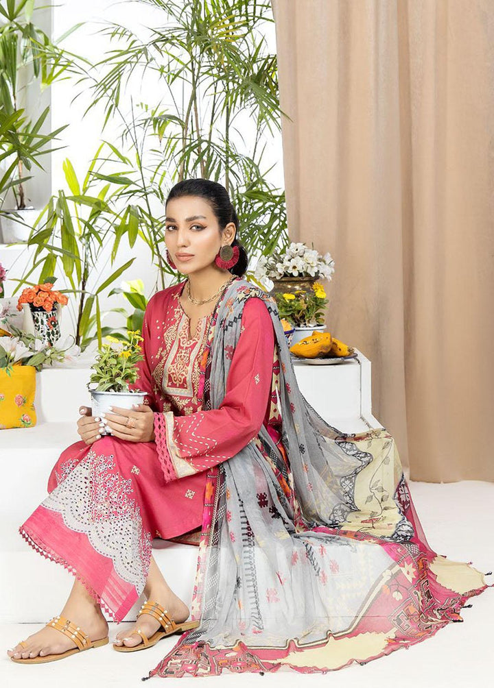 Aafreen By Riaz Arts Embroidered Chikankari Suits Unstitched 3 Piece RA23CK AF-41 - Summer Collection