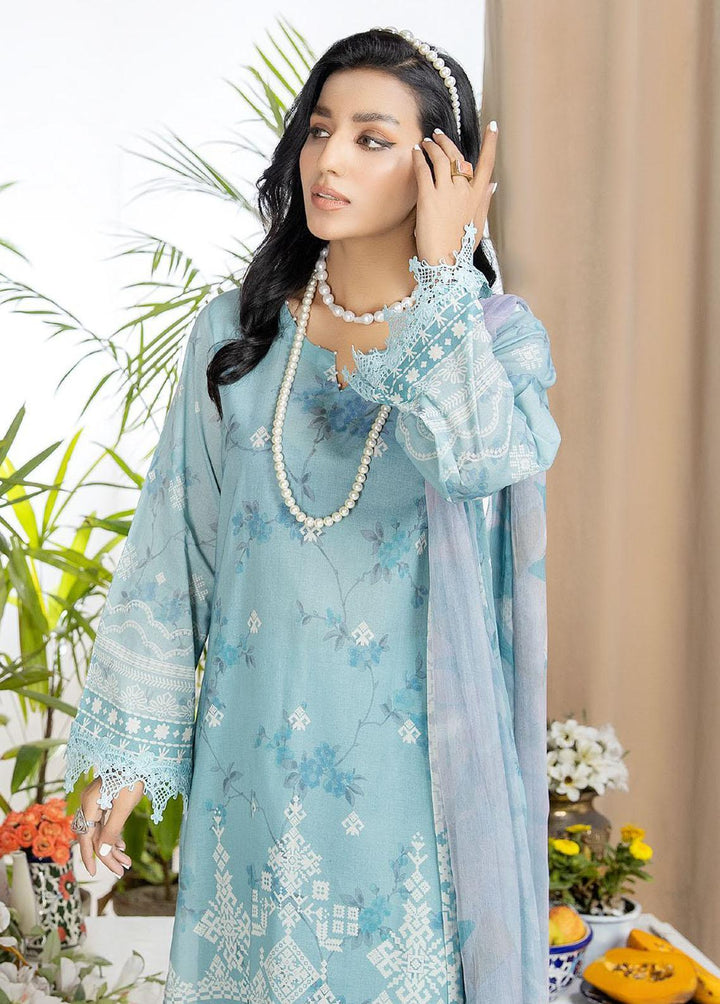 Aafreen By Riaz Arts Embroidered Chikankari Suits Unstitched 3 Piece RA23CK AF-42 - Summer Collection
