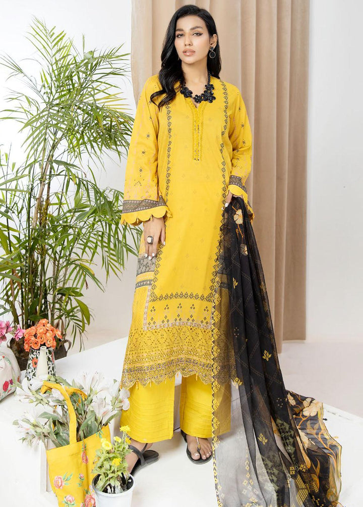 Aafreen By Riaz Arts Embroidered Chikankari Suits Unstitched 3 Piece RA23CK AF-43 - Summer Collection