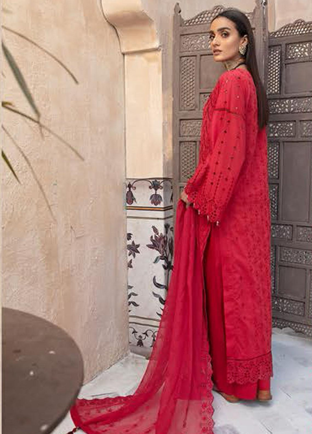 Aafreen by Riaz Arts Embroidered Lawn Suits Unstitched 3 Piece RA22ACL D-01 - Summer Collection