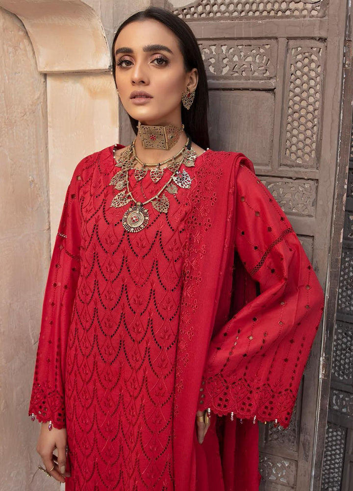 Aafreen by Riaz Arts Embroidered Lawn Suits Unstitched 3 Piece RA22ACL D-01 - Summer Collection