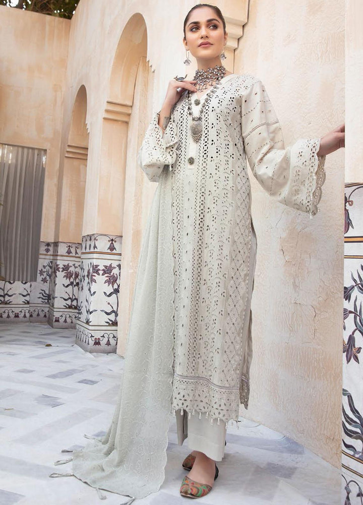 Aafreen by Riaz Arts Embroidered Lawn Suits Unstitched 3 Piece RA22ACL D-02 - Summer Collection