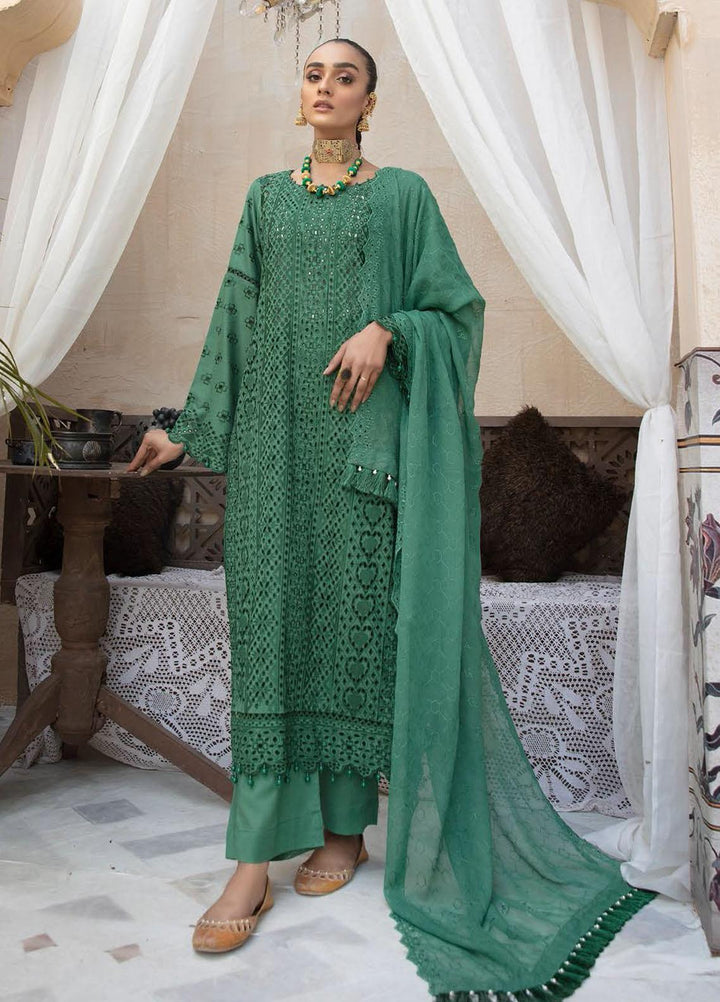 Aafreen by Riaz Arts Embroidered Lawn Suits Unstitched 3 Piece RA22ACL D-03 - Summer Collection