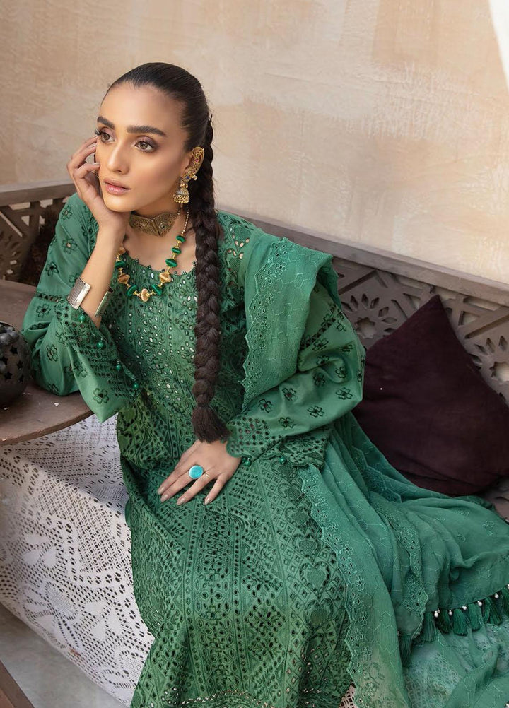 Aafreen by Riaz Arts Embroidered Lawn Suits Unstitched 3 Piece RA22ACL D-03 - Summer Collection