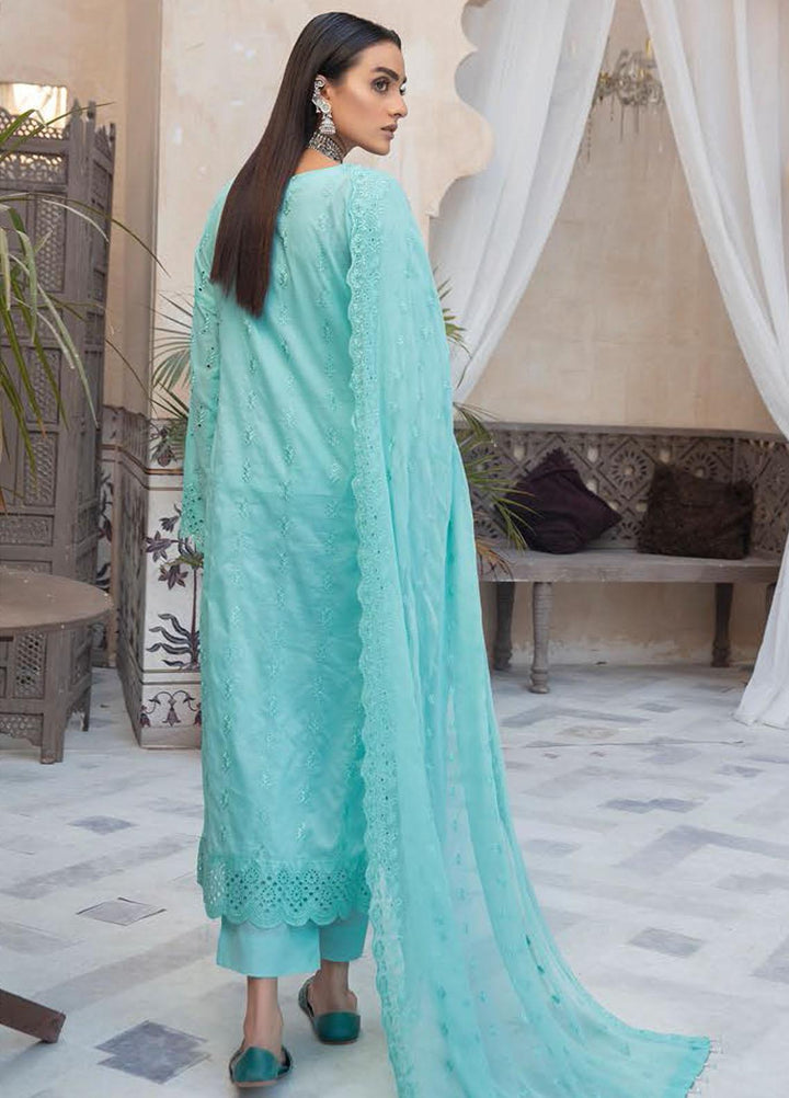 Aafreen by Riaz Arts Embroidered Lawn Suits Unstitched 3 Piece RA22ACL D-05 - Summer Collection