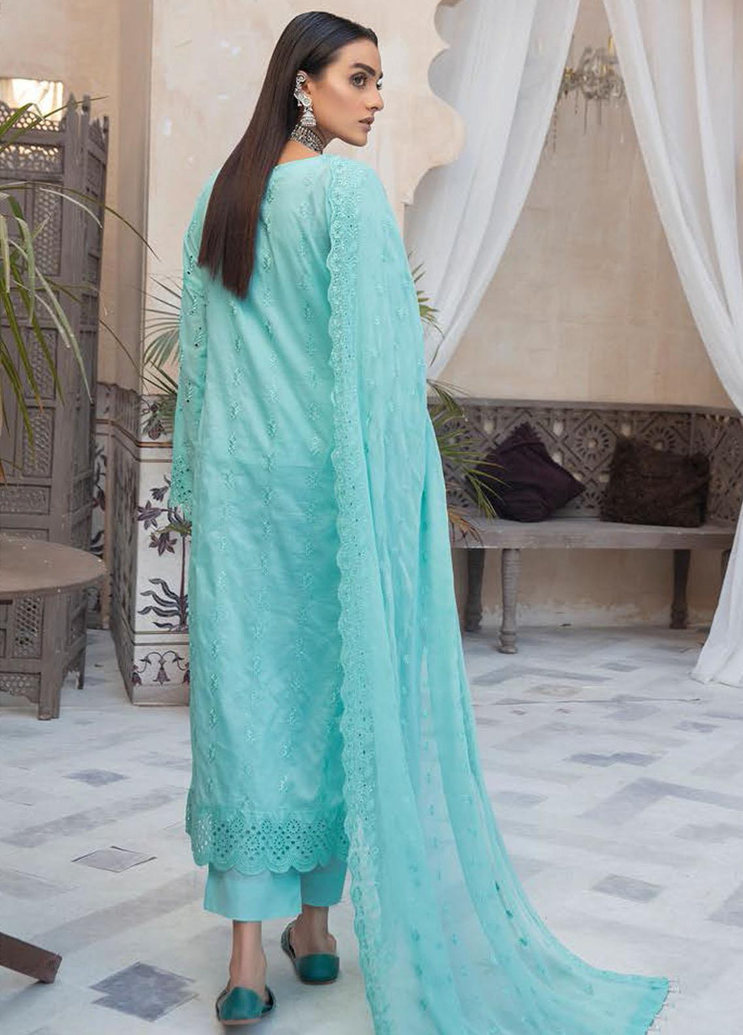 Aafreen by Riaz Arts Embroidered Lawn Suits Unstitched 3 Piece RA22ACL D-05 - Summer Collection