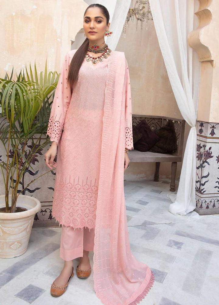 Aafreen by Riaz Arts Embroidered Lawn Suits Unstitched 3 Piece RA22ACL D-06 - Summer Collection