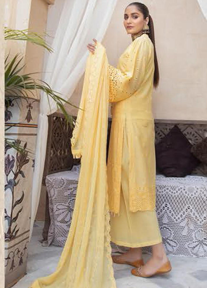 Aafreen by Riaz Arts Embroidered Lawn Suits Unstitched 3 Piece RA22ACL D-09 - Summer Collection