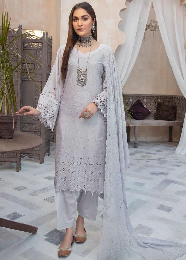 Aafreen by Riaz Arts Embroidered Lawn Suits Unstitched 3 Piece RA22ACL D-10 - Summer Collection