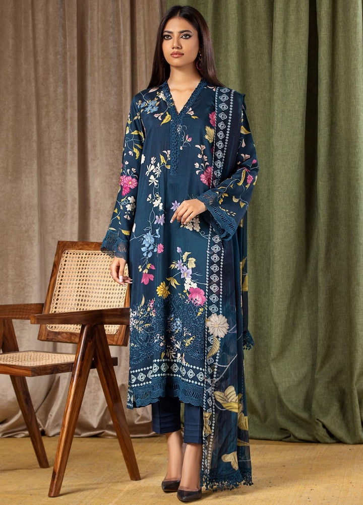 Aafreen By Riaz Arts Embroidered Chikankari Viscose Suits Unstitched 3 Piece RA23AV AF-67 - Winter Collection